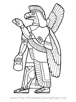 Babylon Wardrobe Coloring Page