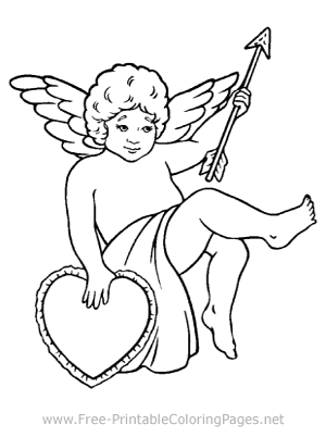 Cupid Coloring Page