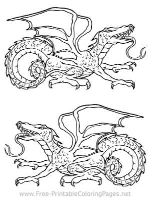 Dragon Coloring Page