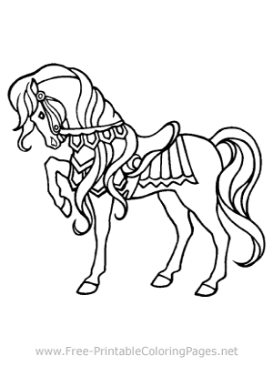 Majestic Horse Coloring Page